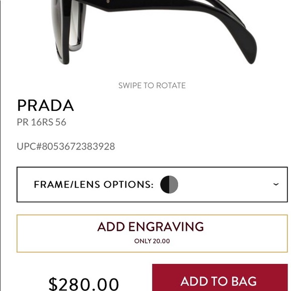 Hardly worn Prada women’s sunglasses - Picture 2 of 2